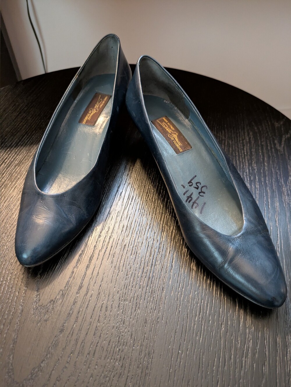 Sesto Meucci Women's Pointed-Toe Heels in Dark Blue 8-1/2 N
